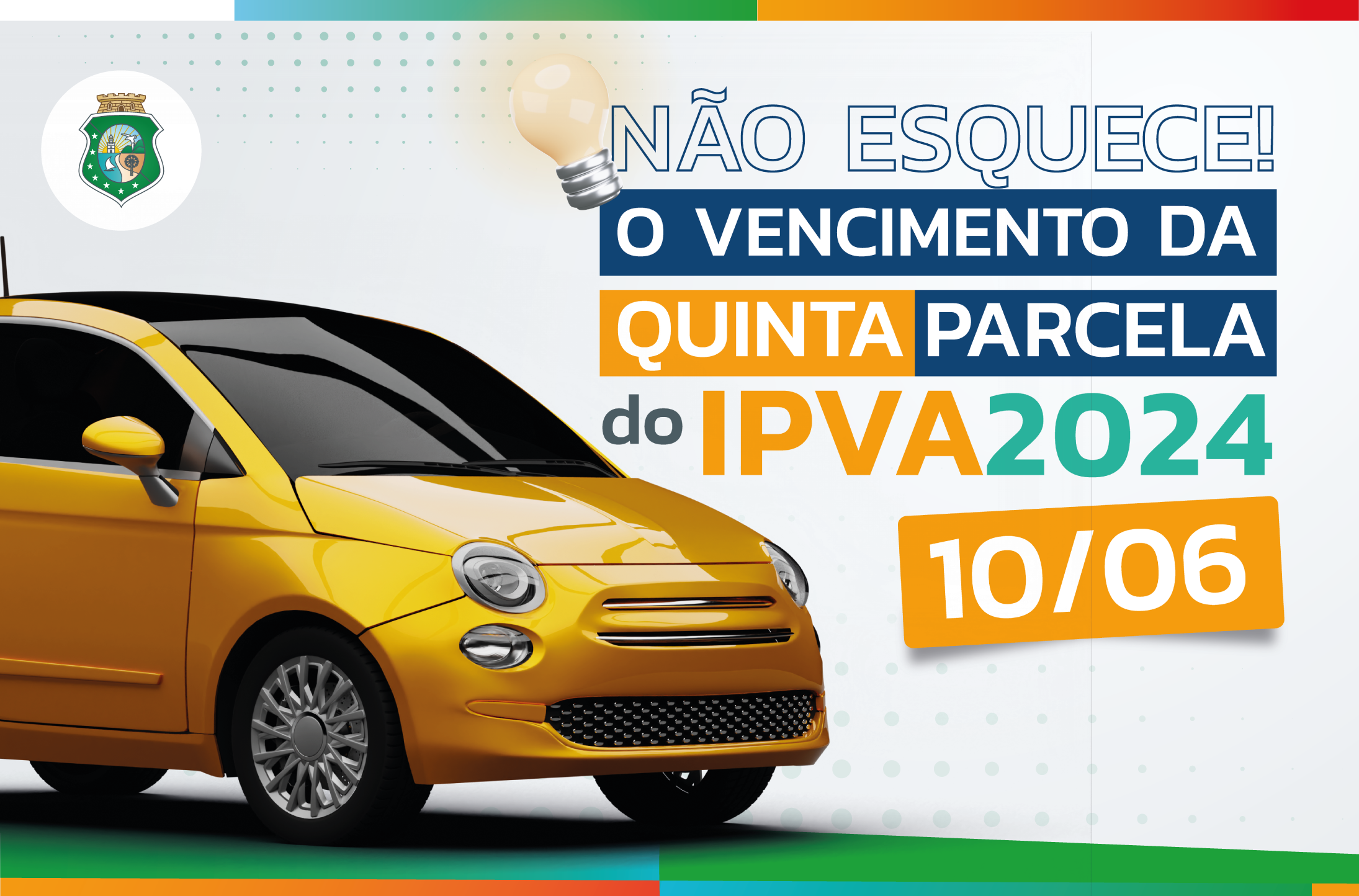 IPVA 2024: última parcela vence segunda-feira (10) e app disponibiliza nova  funcionalidade - Secretaria da Fazenda